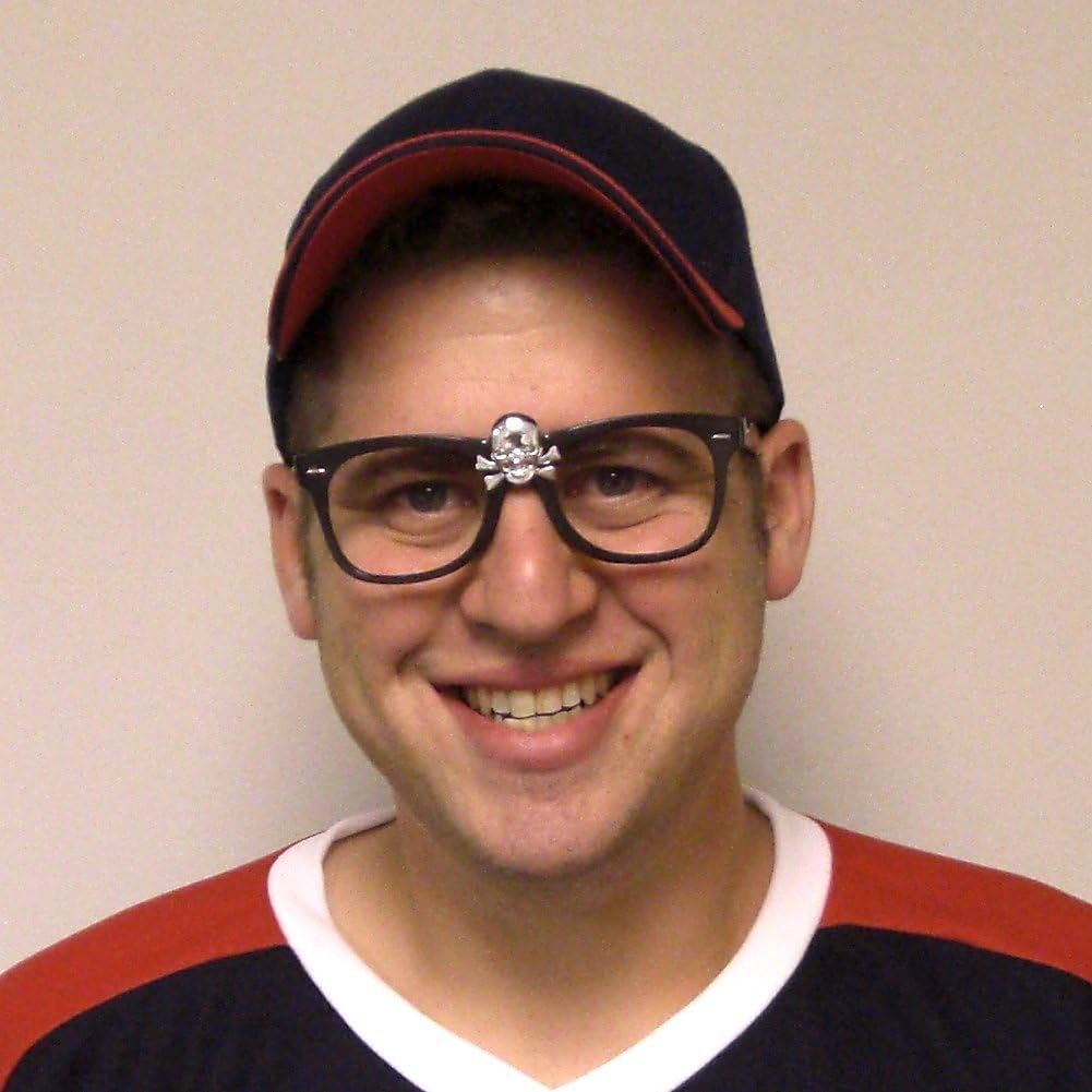 Rick "Wild Thing" Vaughn Skull Glasses: Clothing