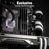 deleyCON 6pc PSU Cable Set 30cm ATX Motherboard PCI Express Cable Management view 5