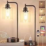 Innqoo Industrial Touch Table Lamps for Bedrooms