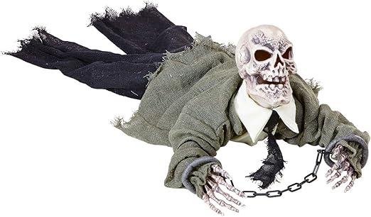 Widmann Generique Decoration Squelette Animee Lumineuse Et Sonore Halloween Amazon Fr Vetements Et Accessoires
