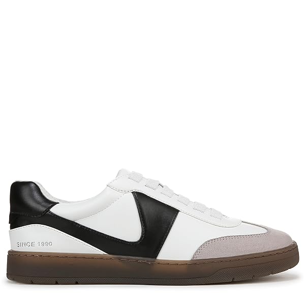 FRANCO SARTO WOMENS PONTI SNEAKER WHITE BLACK 8 M