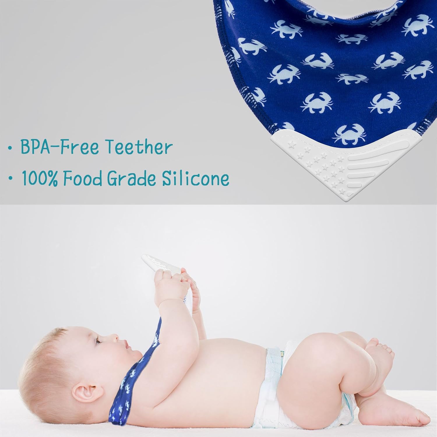 bibs with teething corners
