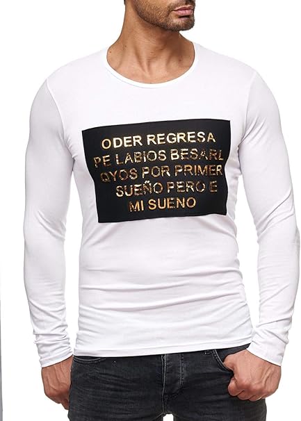 maglia paillettes uomo