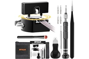Watch Battery Replacement Tool Kit, BYNIIUR Watch Repair Kit Watch Opener Watch Wrench Back Remover Tool, Watch Battery Changing Kit Watch Repair Tools & Kits, Watch Case Opener Watch Back Opener Tool
