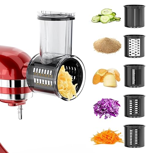 Slicer Shredder Attachment for KitchenAid Stand Mixer with