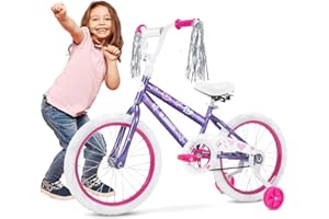 Fujampe Kids Bike for Girls, 18-20 Inch Wheels, Removable Training Wheels Included, Toddler Bike Bicycle for Kids Ages 4-12 Years Old, Rider Height 41.5-62-Inches