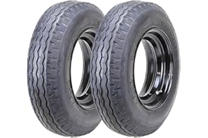 Zeemax 2 Heavy Duty Highway Trailer Tire Wheel Assembly 7-14.5 14PR LR G w/6x14.5 Rim