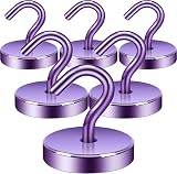 Neosmuk Extra Strong Magnetic Hook 47 kg Purple Neodymium Steel