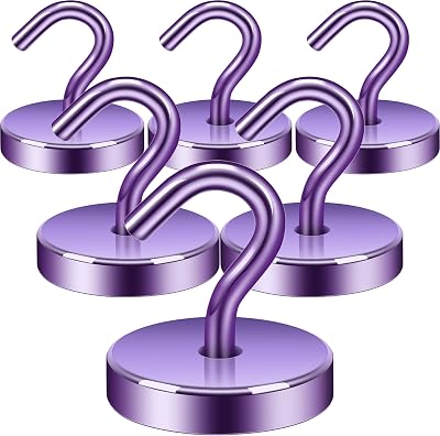 Neosmuk Extra Strong Magnetic Hook 47 kg Purple Neodymium Steel