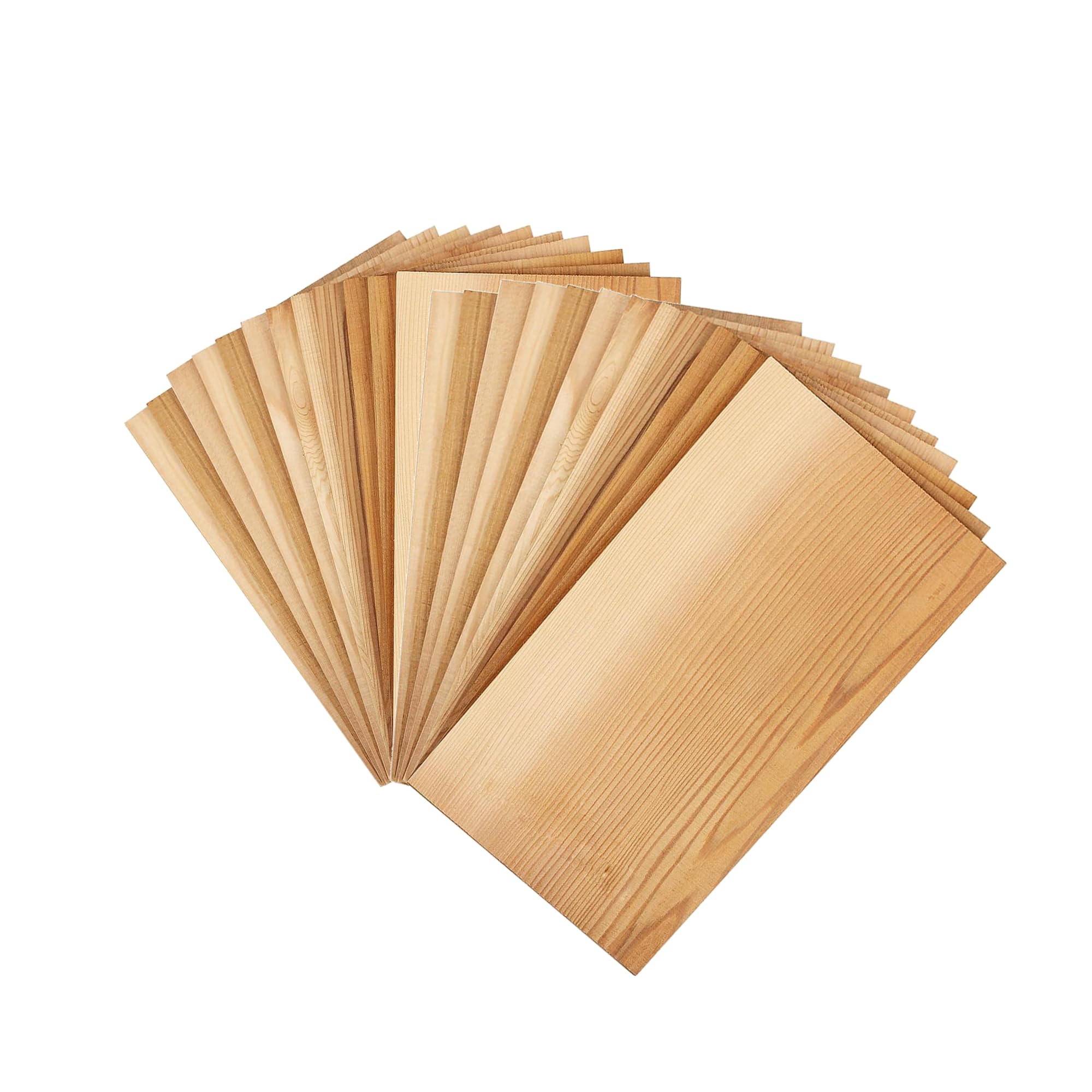 Photo 1 of CEDAR ALPHA 24 Pk Canada Cedar Planks for Grilling Salmon, Meat Fish and Veggies. Adding Extra Smoke and Flavor, Soaking Fast, Cedar Grilling Planks for Clearance(10''X5, Natural Cedar Wood)