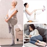 Zuimei 4 Pairs Pilates Yoga Grip Socks Women Non Slip Love Heart Cotton Size UK view 7