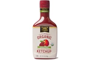 Traina Home Grown Organic California Sun Dried Gourmet Tomato Ketchup - Certified Organic, No Corn Syrup, Non GMO, 16 oz bottle