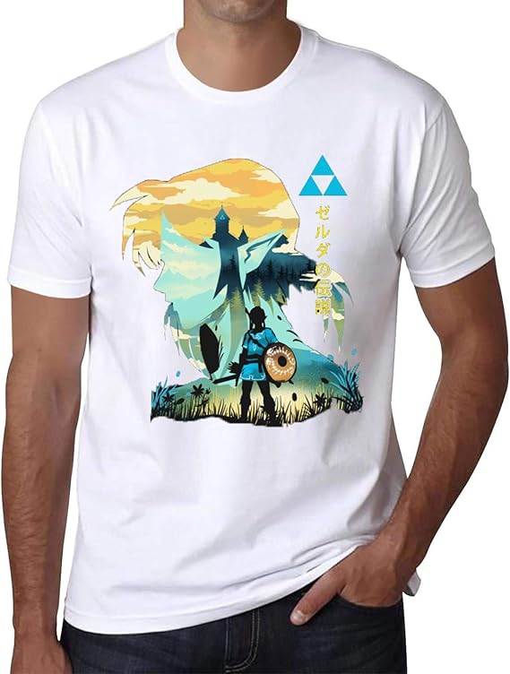 Men's Legend Zelda T Shirts Cotton Tee ShortSleeve ONeck