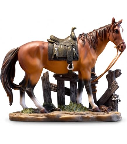 Amazon.com: Veronese Design Mare and Foal Horse Statue, 7 Inch