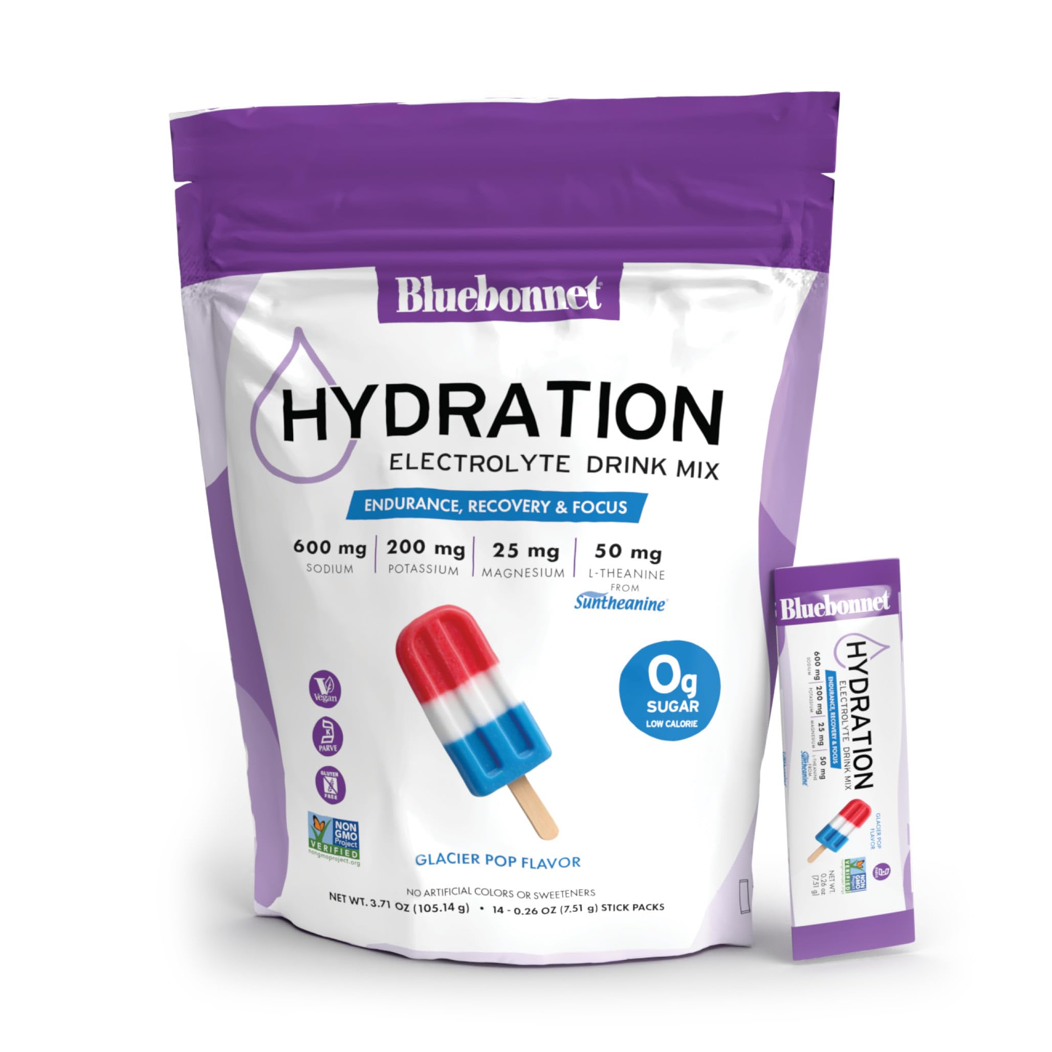 Hydration Electrolyte Drink Mix (Glacier Pop)
