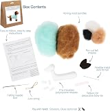 Trimits Dachshund Needle Felting Craft Kit with Roving Wool & Instructions view 2