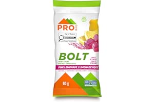 PROBAR - Bolt Organic Energy Chews, Pink Lemonade, Non-GMO, Gluten-Free, USDA Certified Organic, Healthy, Natural Energy, Fas