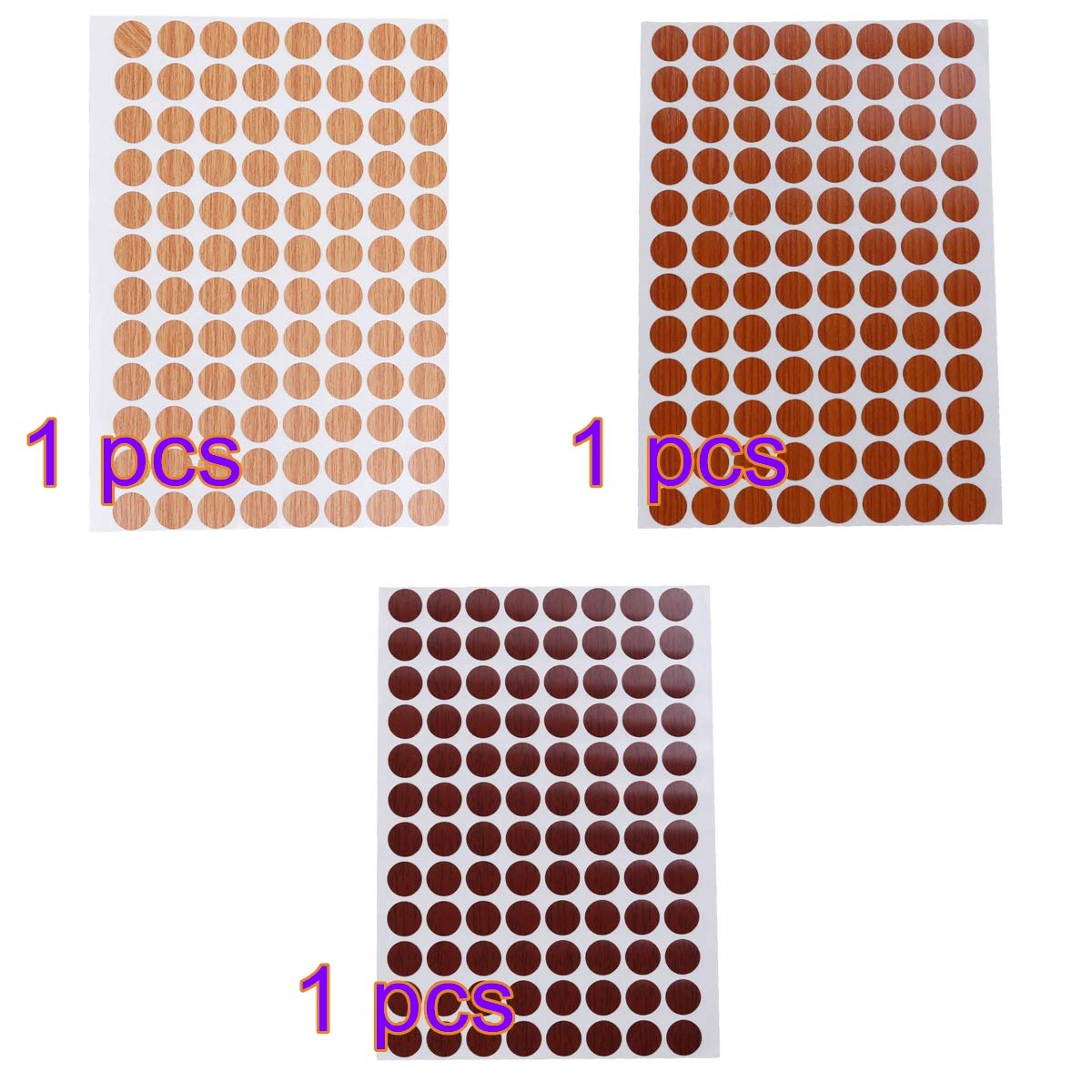 Vosarea Waterproof Screw Hole Covers Non Slip Decorative Stickers