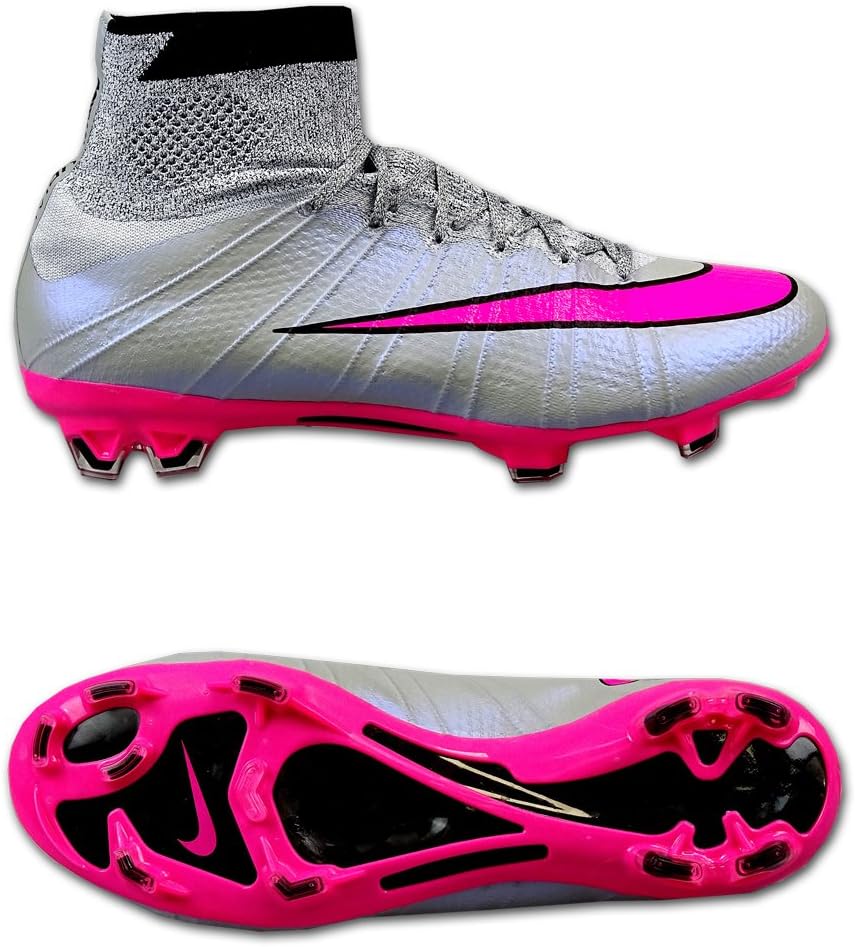 nike mercurial grey and pink