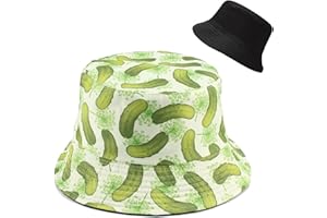 Malaxlx Bucket Hat Beach Sun Hat Fishing Hat for Women Men, Outdoor Travel Reversible Double Side Wear Fisherman Hat