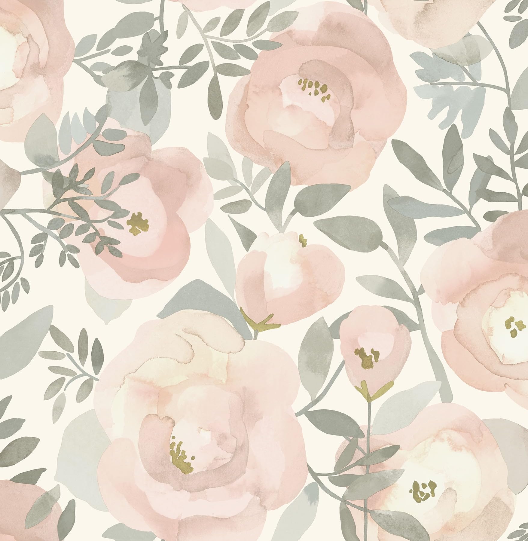 NuWallpaper NUS3829 2020 Peachy KEEN Pink, Rose