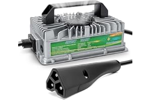 YILEIDE 15 AMP EZGO RXV & TXT 48 Volt Golf Cart Battery Charger for 48 Volt Golf Carts
