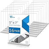 EHWINE 16 Pack Acrylic Sign Holders - 5 x