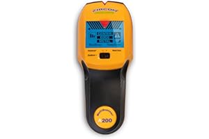 Zircon MultiScanner A200 – Electronic Wall Scanner Stud Finder & Metal Detector with Live AC Wire Detection, SpotLite Pointer, ACT Auto-Correcting Technology