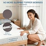 FRIDEKO Memory Foam Mattress Topper Small Double 120x190cm 7cm Thick view 9