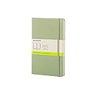Moleskine Willow Green Large Plain Notebook Hard