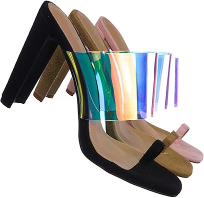 mule block heel sandal