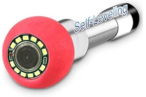 Anysun Self Leveling Sewer Camera Head, IP68 Waterproof HD Camera Head with 12pcs Adjustable LEDs, 22-23mm Size(Replacement only for Anysun, HBUDS)