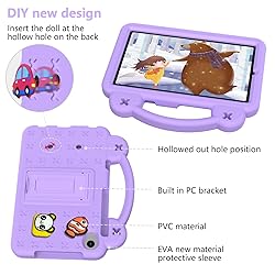 YRH for Onn 8 inch Tablet Case (2024) Gen 4