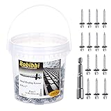 Metal Roofing Screws 10 x 1 inch, Hex Head Sheet
