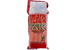 168 Shirakiku Kani Kamaboko Premium Gold Imitation Crab Stick. Natural and Artificial Crab Flavor. Sushi Roll Ingredient – 17.6 Oz (pack of 2)