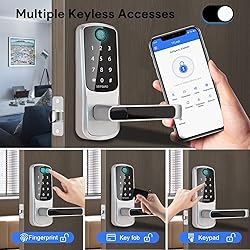 Keypad Door Lock with Handle,Smart Locks for Front