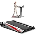 Egofit Walker Pro/Plus Smallest Under Desk Treadmill Walking Pad, Small & Compact Walking Treadmill with Fixed 5% Incline to Fit Desk Perfectly and Home & Office with APP & Remote Control