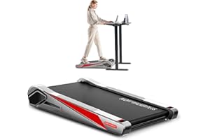 Egofit Walker Pro/Plus Smallest Under Desk Treadmill Walking Pad, Small & Compact Walking Treadmill with Fixed 5% Incline to Fit Desk Perfectly and Home & Office with APP & Remote Control