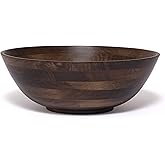 Lipper International Walnut finished 14" Salad Bowl, Large - Single Bowl (274WN)
