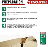 Evo-Stik 528 Instant Contact Adhesive 1 Litre Multi-Purpose High Shear view 5