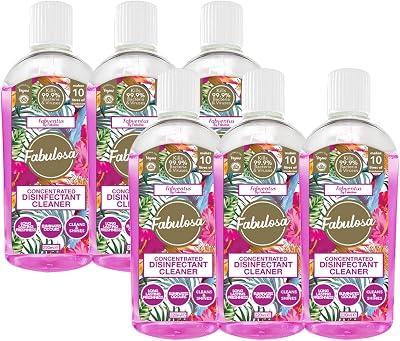 Fabulosa Fabventus 4 in 1 Disinfectant Cleaner 220ml Pack of 6 UK Made