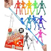 UpBrands 60 Stretchy Skeleton Toys Halloween Favors for Kids Goodie Bags | Halloween toys bulk, Non candy treats, Spooky mini skeleton figurines, Trick or treat handouts, Halloween classroom prizes