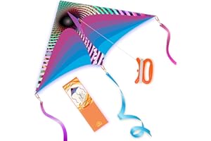 ORGCLDKT-Rainbow Cruiser Delta Kite, Kites for Kids Ages 8-12,4-8,Boys,Girls,Kites for Adults,Beach,Beginners,Giant.1Pc or 3Pcs Pack. Easy to Fly.