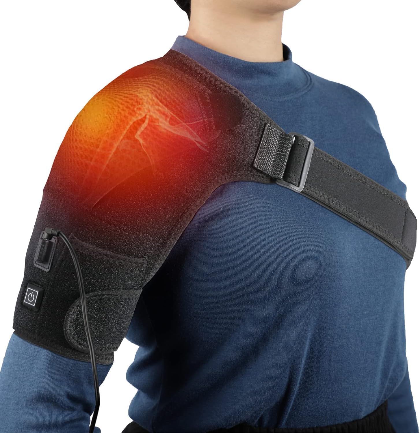 Photo 1 of Shoulder Pads Heated Shoulder Wrap with 3 Temperature Settings, Ideal for Office