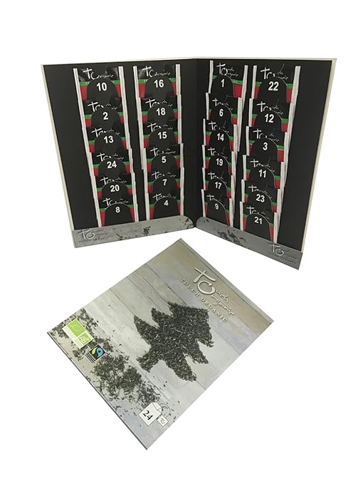 Calendrier de l'avent - thés bio - 24 sachets