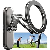 Upgraded Magnetic Golf Cart Phone Holder, [Tri-fold+All Alloy] Golf Gifts for Men Him, Mens Valentines Day Gifts for Him, 2026 Golf Cart Accessories Compatible with MagSafe iPhone 17-12 for Club Car