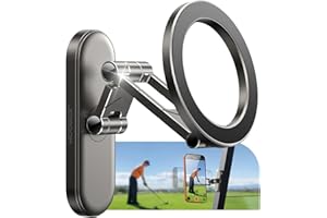 JOYROOM Upgraded Magnetic Golf Cart Phone Holder, [Tri-fold+All Metal] Magsafe Phone Holder Compatible with MagSafe iPhone 17 16 15 14 13 12 Fits EZGO Club Car Yamaha Icon Golf Cart Accessories Gifts