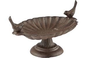 Esschert Design FB162 Cast Iron Pedestal Birdbath