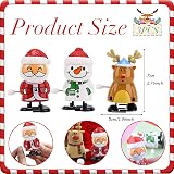 POPOYU 3Pack Christmas Wind Up Toys Funny Jumping Walking Clockwork Kids Party view 2