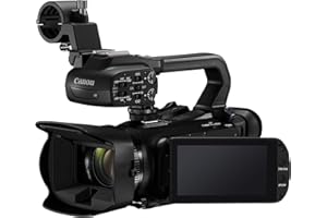 Canon XA65 Pro Camcorder 1/2.3” 4K UHD CMOS Sensor, 20x Optical Zoom, 800x Digital Zoom, Image Stabilization, 3G-SDI, HDMI, USB Live Streaming, Time Stamp On-Screen Display Recording, XLR Audio Inputs